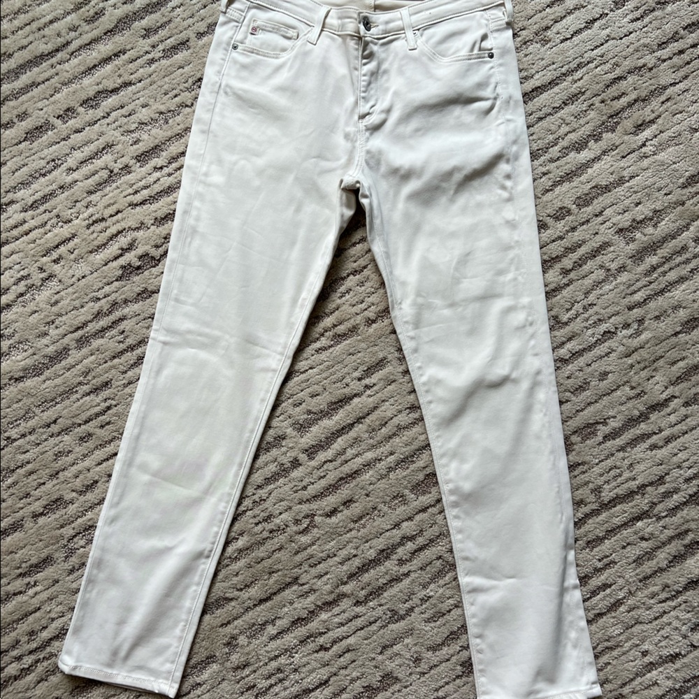 AG The Prima White Pants